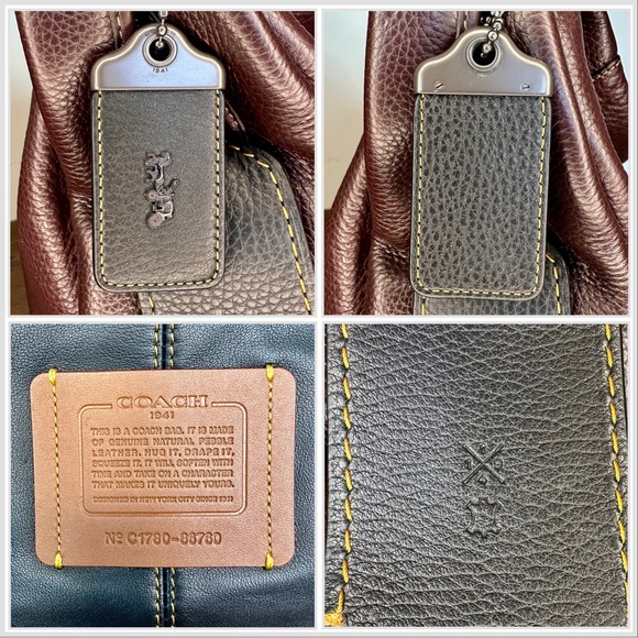 S⭕️LD‼️New Coach 1941 Bandit Hobo 39 in Oxblood/Black - Picture 12 of 12